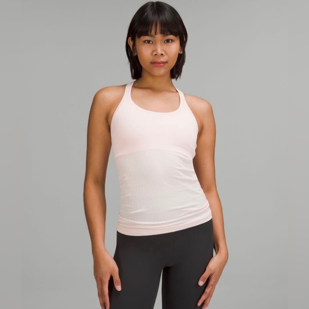 COPY - Lululemon Ebb to Street Shelf Bra Tank in Strawberry Milkshake Size 6 NWT